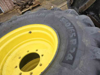 Roues, Pneus, Jantes, Barillets Jumelage Michelin Bandenset John Deere 3350. 600/65R38 540/65R24