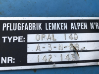 Charrues Lemken Opal 140 4 schaar