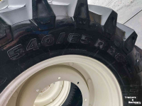 Roues, Pneus, Jantes, Barillets Jumelage Trelleborg 540/65R28 100% TM 800