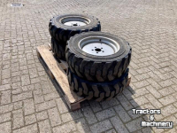 Roues, Pneus, Jantes, Barillets Jumelage Weidemann BKT + Trelleborg 27x8.50-15 Banden