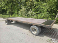 Remorque  Platte wagen balenwagen hooiwagen