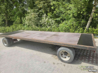 Remorque  Platte wagen balenwagen hooiwagen