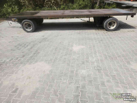 Remorque  Platte wagen balenwagen hooiwagen