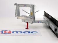 Rabots à lisier Qmac Rubber manure scraper hookup Weidemann