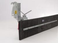 Rabots à lisier Qmac Rubber manure scraper hookup Weidemann