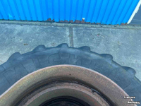 Roues, Pneus, Jantes, Barillets Jumelage Michelin Dubbelwiel+haken 480/65R28