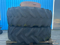 Roues, Pneus, Jantes, Barillets Jumelage Michelin Dubbelwiel passend aan 25 Inch velg+haak