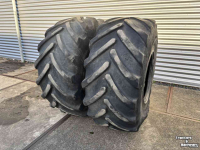 Roues, Pneus, Jantes, Barillets Jumelage Bridgestone VF 750/65R26
