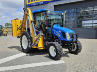 Tracteur pour vignes et vergers New Holland Boomer 3050 met Bos Maaiarm