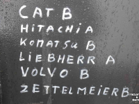 Godets chargeur Hofstede cat / liebherr / Hitachi / komatsu / volvo