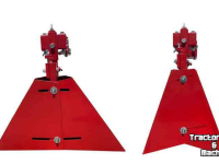 Pulvérisateur specialement pour rangées  Hengers Steketee onderblad spuitkap voor ruggenteelt