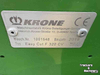 Faucheuse Krone F 320 CV