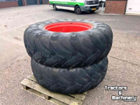 Roues, Pneus, Jantes, Barillets Jumelage Nokian 360/80R24