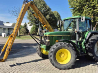 Tracteur John Deere 6810 PQ+, TLS, kruip, airco met Herder MBK135LSH maaiarm