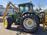 Tracteur John Deere 6810 PQ+, TLS, kruip, airco met Herder MBK135LSH maaiarm