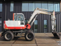 Pelles sur pneus Takeuchi TB070W mobiele graafmachine mobiele kraan bandenkraan