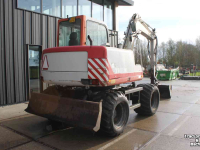 Pelles sur pneus Takeuchi TB070W mobiele graafmachine mobiele kraan bandenkraan