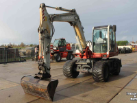 Pelles sur pneus Takeuchi TB070W mobiele graafmachine mobiele kraan bandenkraan