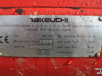 Pelles sur pneus Takeuchi TB070W mobiele graafmachine mobiele kraan bandenkraan