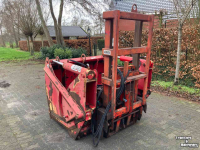 Coupe-blocs d'ensilage Redrock HA 160 kuilhapper met hefmast en afschuiver