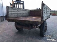 Benne agricole  Kipper / Kipwagen met houten opbouw
