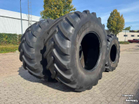 Roues, Pneus, Jantes, Barillets Jumelage  800/70R38 & 600/70R28