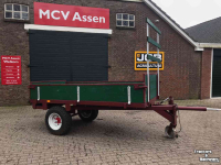 Semi-remorque surbaissé  Enkelassige houten wagen
