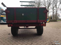 Semi-remorque surbaissé  Enkelassige houten wagen