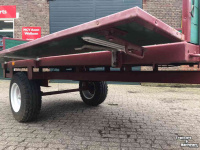Semi-remorque surbaissé  Enkelassige houten wagen
