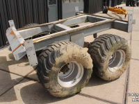 Autres roues, pneus, jantes et accessoires Mengele Tandem geveerd onderstel tandemstel boggie banden en wielen/velgen 500/50R17 (500/50-17)