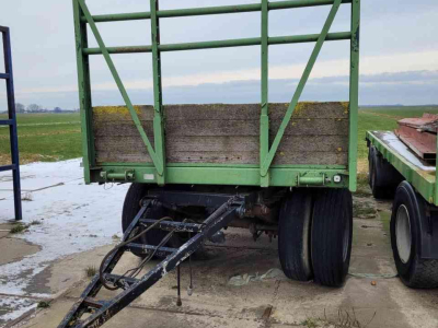 Remorque  3 assige landbouwwagen /Aanhanger