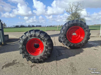 Roues, Pneus, Jantes, Barillets Jumelage Michelin 16.9R24 & 18.4R38 AgriBIB