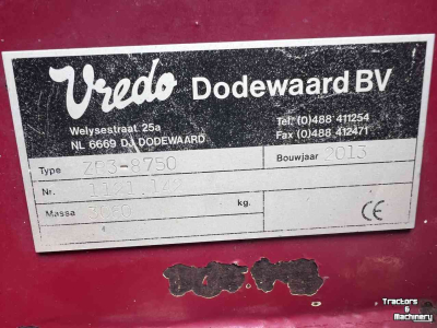 Injecteur de prairie Vredo ZB3-8750 bemester