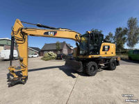 Pelles sur pneus Caterpillar M318F schuifblad en stempels