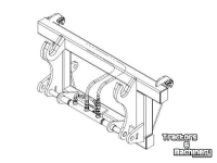 Adaptateur Qmac MERKADAPTER BLANCO - TEREX TL80