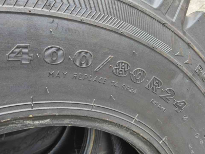 Roues, Pneus, Jantes, Barillets Jumelage Nokian 480/80R34 en 400/80R24 TRI2 straatbanden gazonbanden