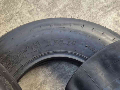 Roues, Pneus, Jantes, Barillets Jumelage  MRL 7.50-16 3 rib voorbanden met binnenband
