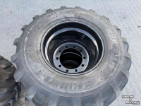 Roues, Pneus, Jantes, Barillets Jumelage Alliance 600/50x22.5