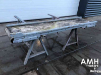 Convoyeur  2350X550 MM TRANSPORTBAND VLAKKE BAND FLAT BELT CONVEYOR BELT FLACHBAND FÖRDERBAND