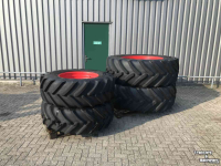 Roues, Pneus, Jantes, Barillets Jumelage Michelin 480/70R30 + 650/65R42