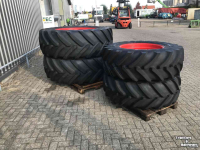Roues, Pneus, Jantes, Barillets Jumelage Michelin 480/70R30 + 650/65R42