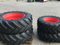 Roues, Pneus, Jantes, Barillets Jumelage Michelin 650/65R42 + 480/70R30 spoor 213cm