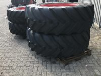 Roues, Pneus, Jantes, Barillets Jumelage Michelin 650/65R42 + 480/70R30 spoor 213cm