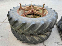Roues, Pneus, Jantes, Barillets Jumelage  Dubbellucht 16.9 - R38  5 ster molcon