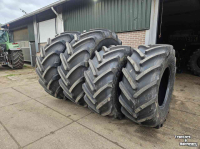 Roues, Pneus, Jantes, Barillets Jumelage Michelin 800/70R38 en 600/70R30