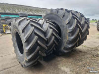 Roues, Pneus, Jantes, Barillets Jumelage Michelin 800/70R38 en 600/70R30