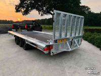 Semi-remorque surbaissé Vlemmix V3A Machine Transporter / Plateauwagen