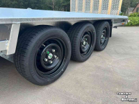 Semi-remorque surbaissé Vlemmix V3A Machine Transporter / Plateauwagen