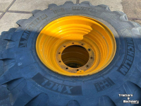 Roues, Pneus, Jantes, Barillets Jumelage Michelin Set 500/70-24  JCB 10-gaats 90%