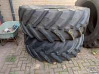 Roues, Pneus, Jantes, Barillets Jumelage Trelleborg 650/65r42 TM800